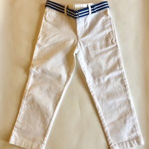Polo Ralph Lauren Boys White Pants with belt